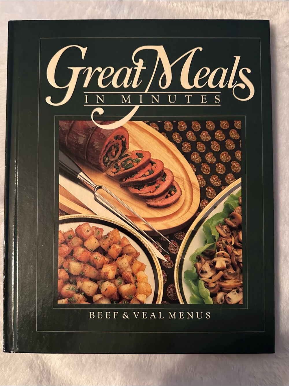 Great Meals in Minutes Beef & Veal Menus CookBook Time Life Hardcover